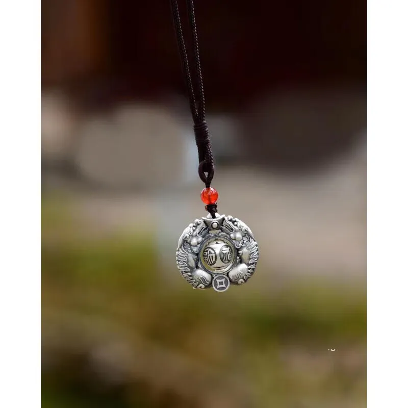 TONGBAOFU 999 Fine Silver Necklaces Women's-2