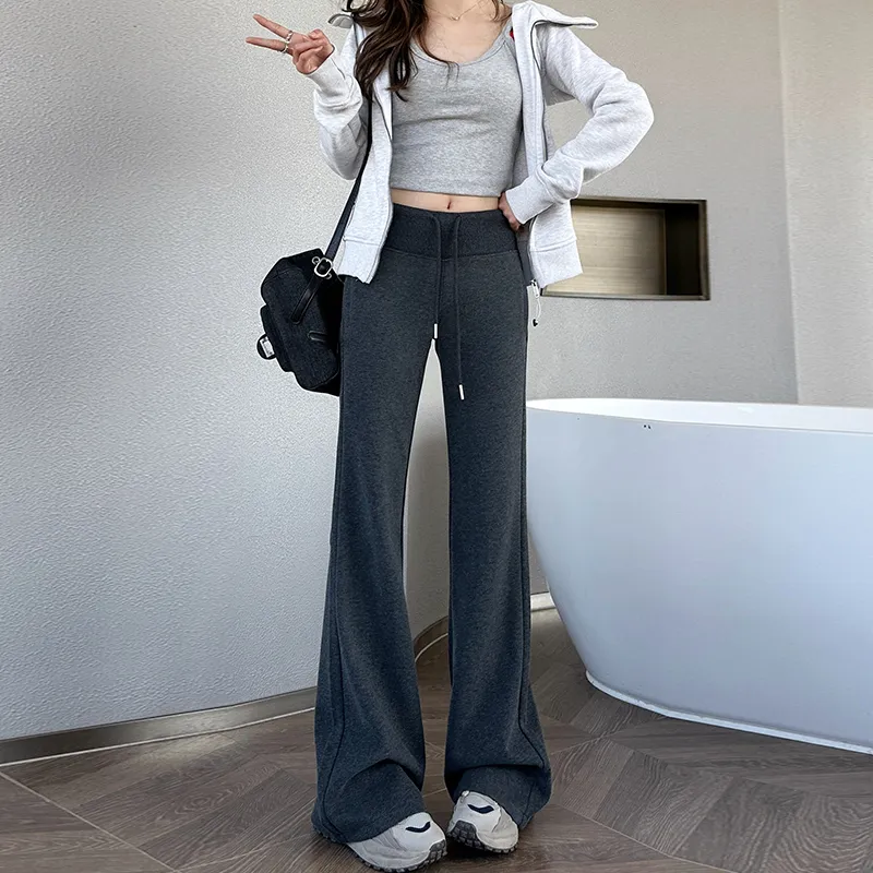 KALULI 2025 Spring Casual Pants Loose Fit Women's-5