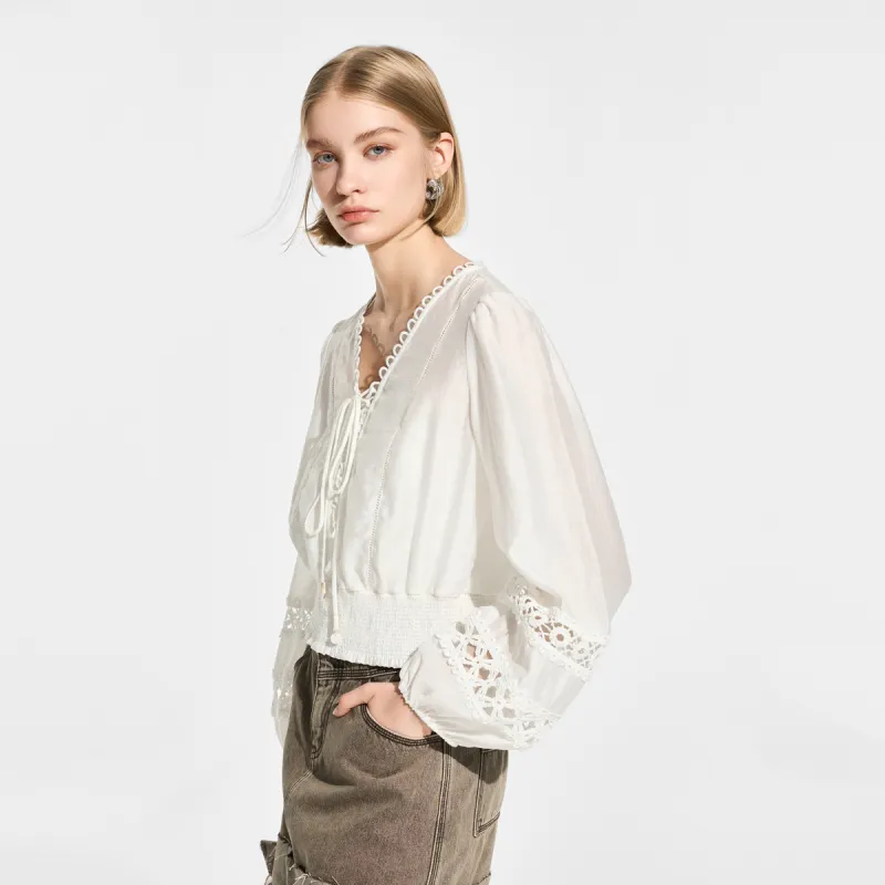 Bethine Shirts Women's Gardenia White-3