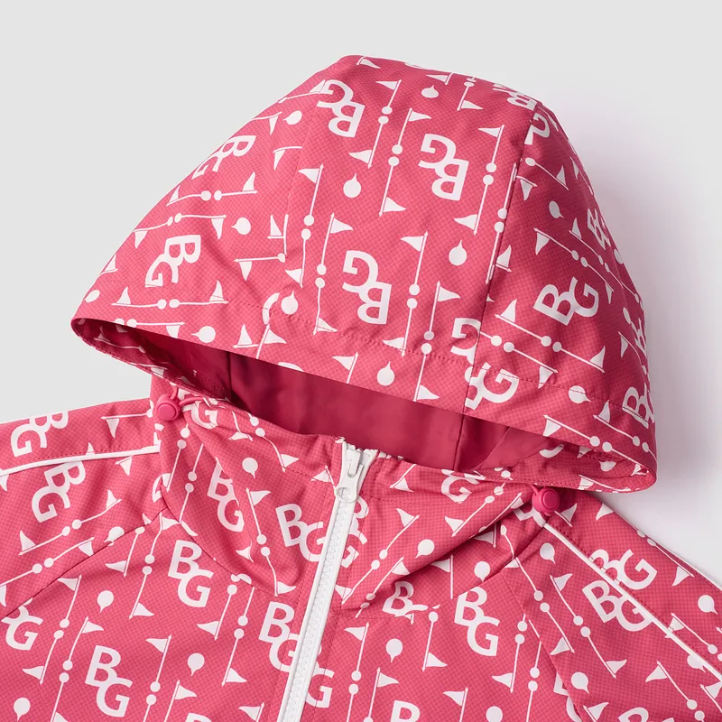 Biyin Leufen Jacket Women's Rose Red-2