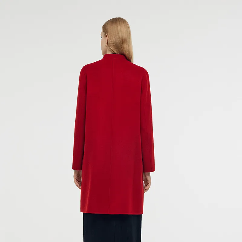 GOELIA Coats Women's Pepper Red-5