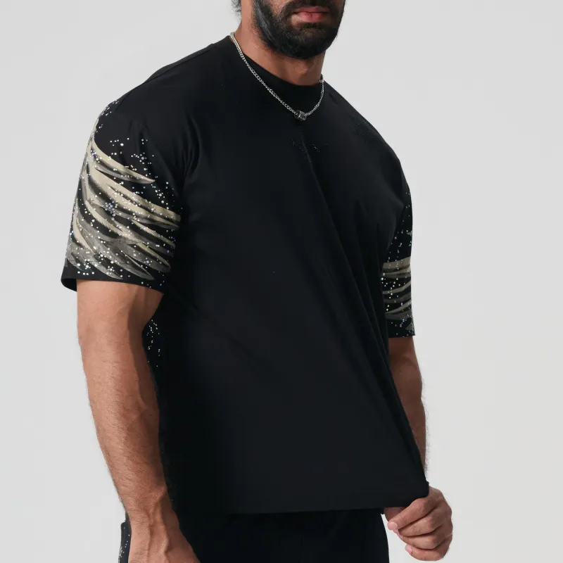 TCH T Shirt Unisex Black With Silver Logo-5