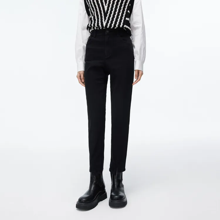 SHUIYUNJIAN Jeans Women's Black-3