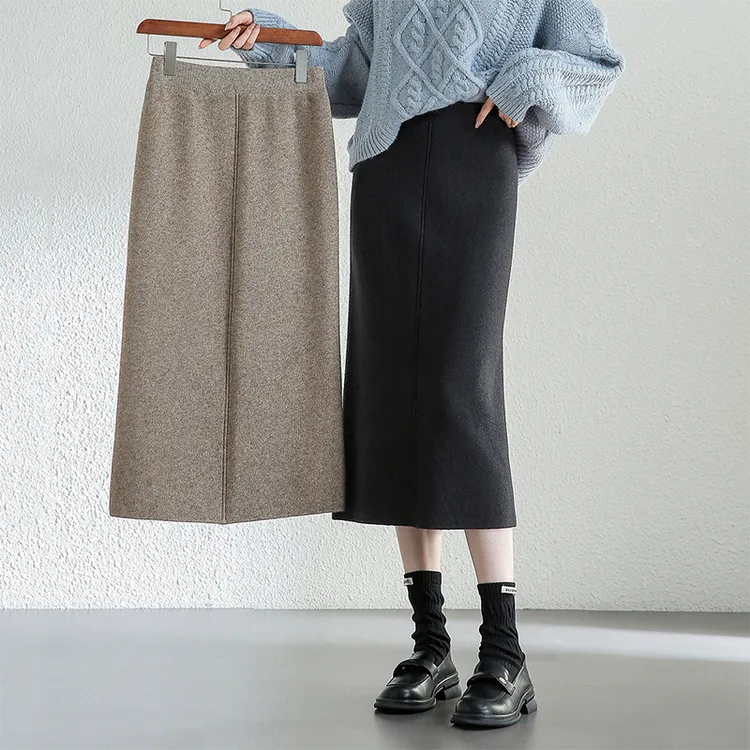 SENTUBILA Casual Long Skirts Women's-14