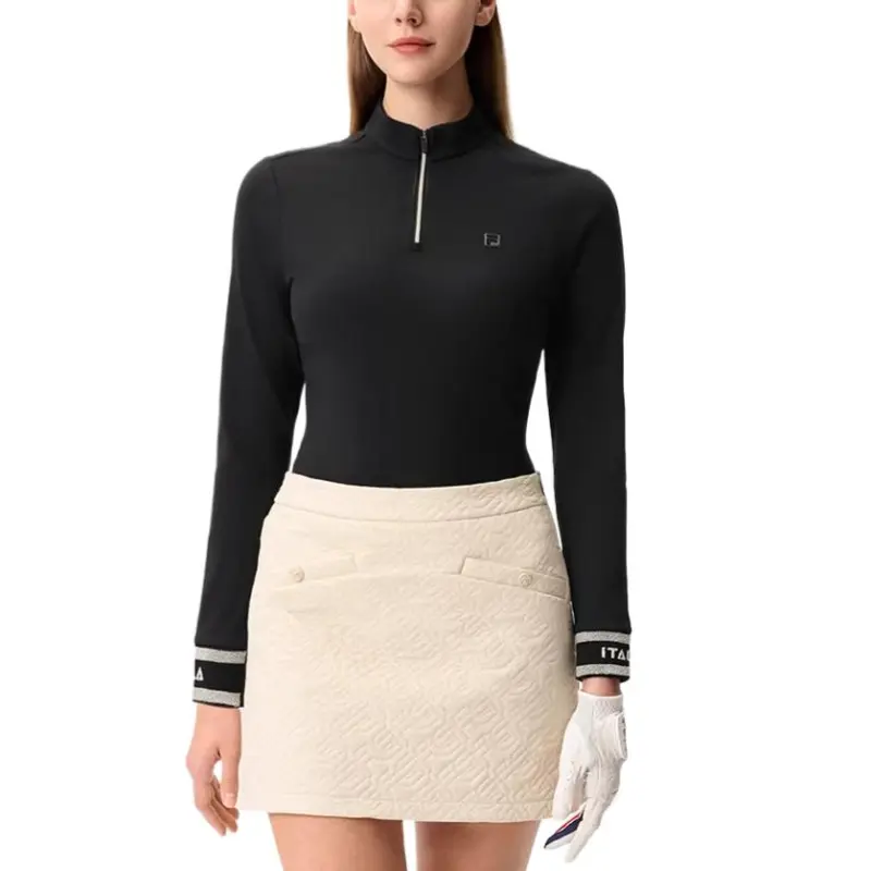 FILA Golf Series SS25 Golf Apparel Women's Pitch Black-2