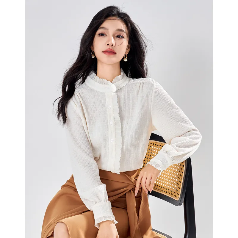 Love Elaine Shirts Women's Ecru-4