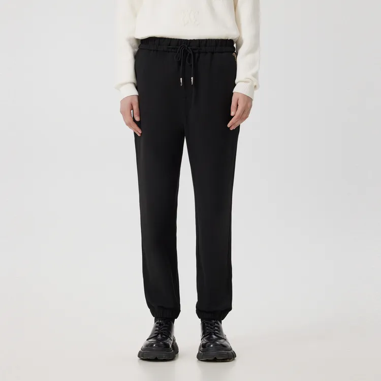 Cabbeen Casual Pants Men Coal Black 01-2