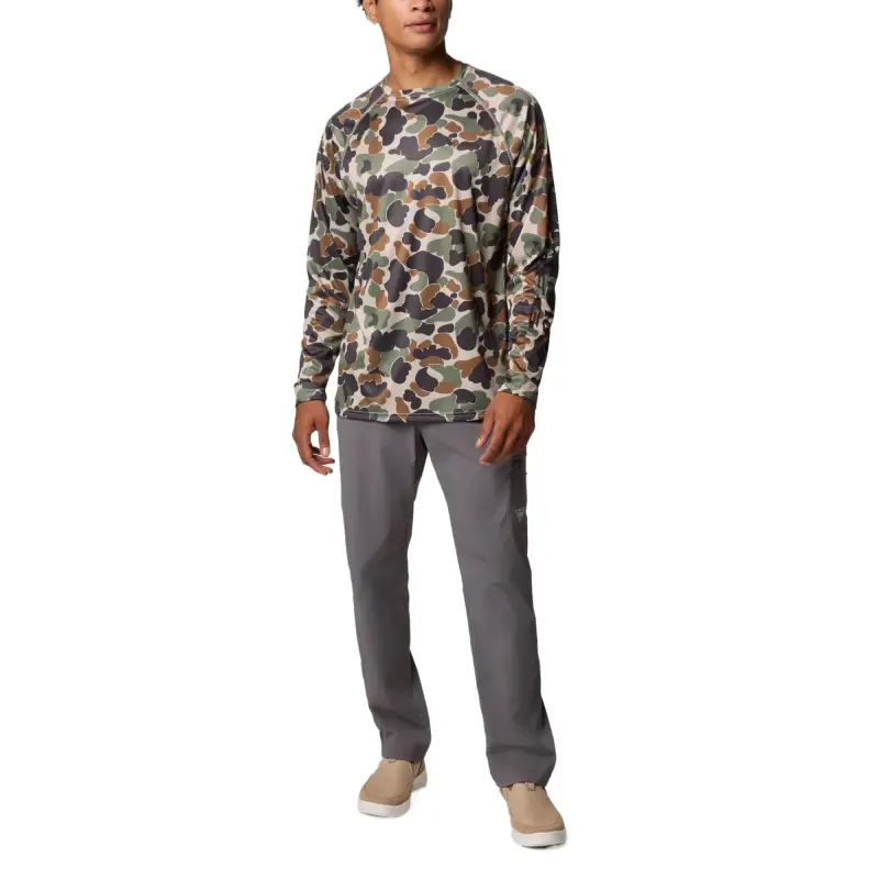 Columbia PFG Super Terminal Tackle T-Shirt Men's Camouflage-3