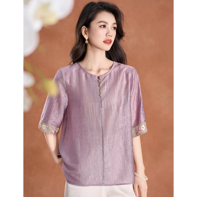 Mylan Shirts Women's Purple-2
