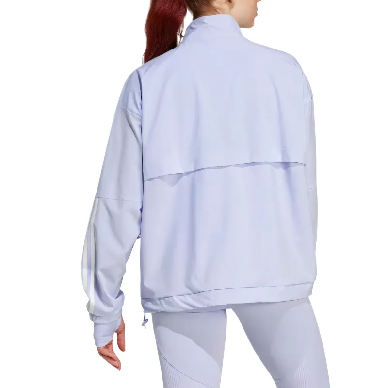 Adidas HyperglamClimacool Jacket Women's Purple White-2