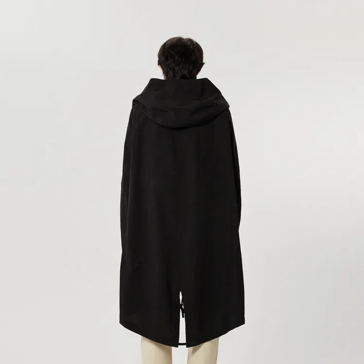 CROQUIS Trench Coats Unisex 001 Jet Black-2