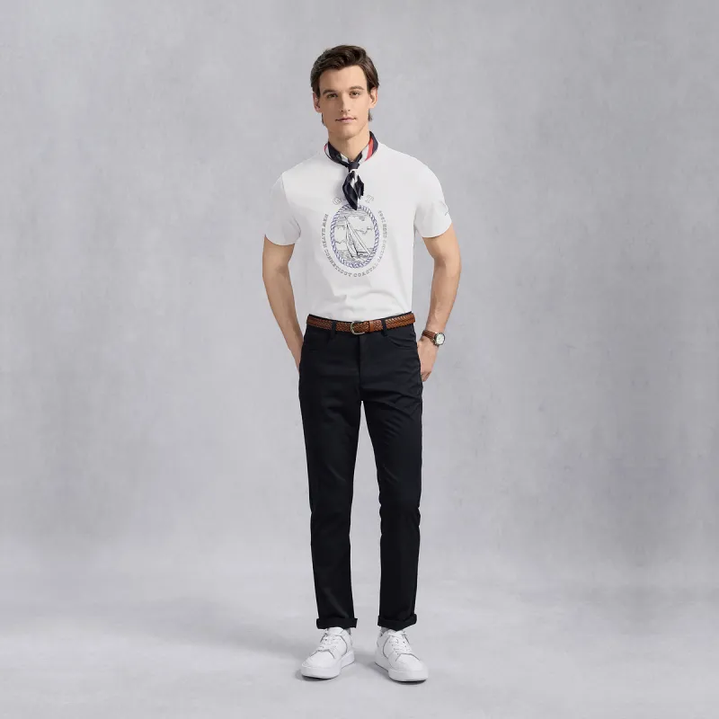 GANT T Shirts Men 105 White-3