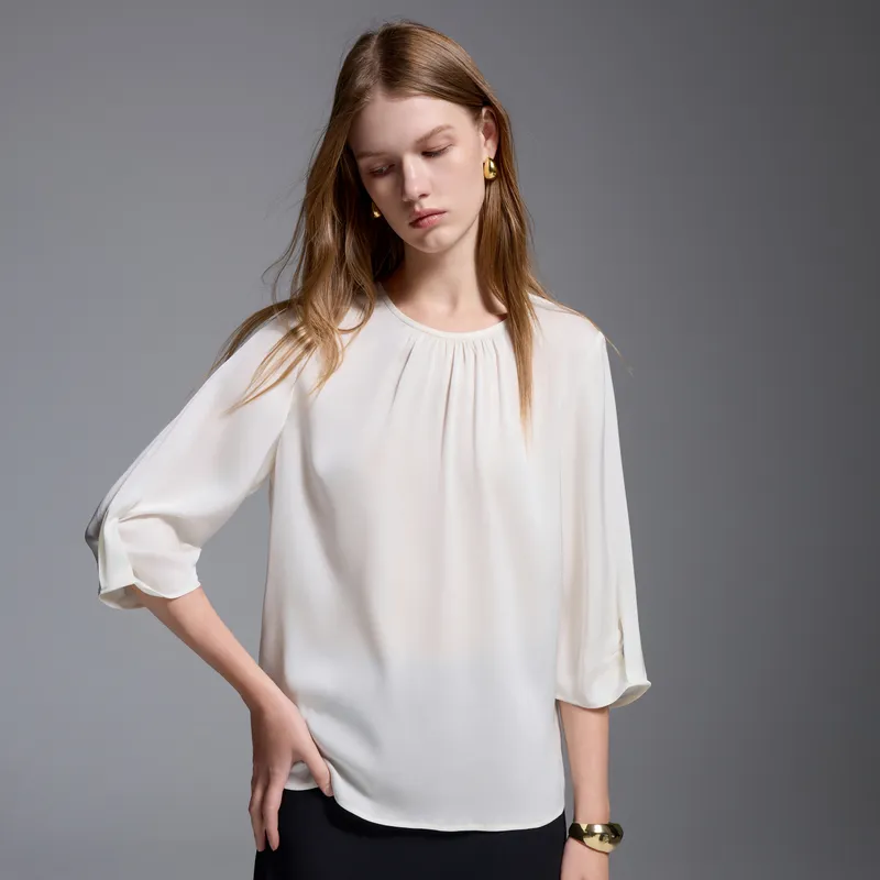 3COLOUR Shirts Women's Ecru-5