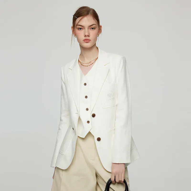 Teenie Weenie Business Suit Women's White-5