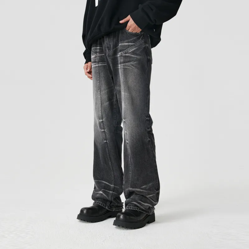 PCLP AW23 Party & Life Series Jeans Unisex Black-3