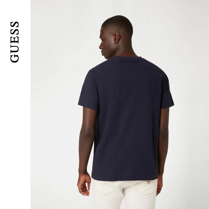 GUESS T Shirts Men G7V2 Navy Blue-2