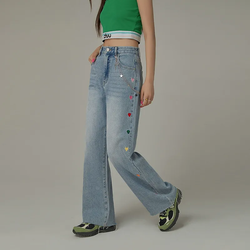 CHUU Jeans Women's Light Denim Blue-2