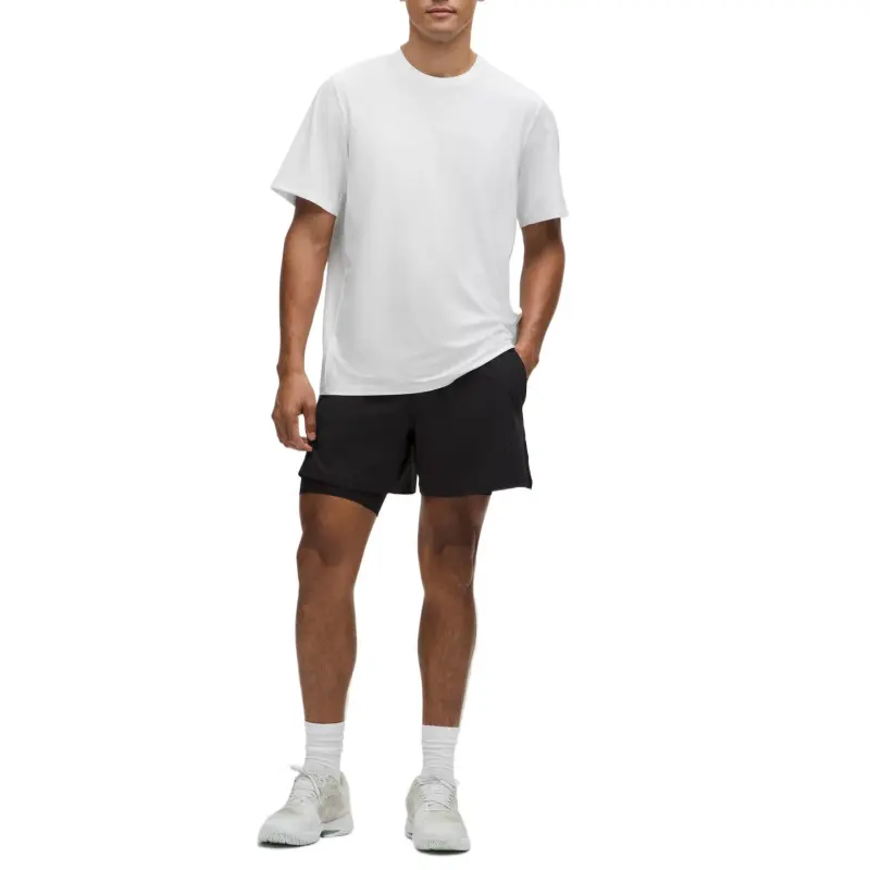 Lululemon UV Protective Striped Mesh Tennis T Shirt Men's-5