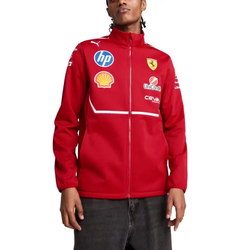 PUMA x SCUDERIA FERRARI Jacket Men's Dark Cherries-2
