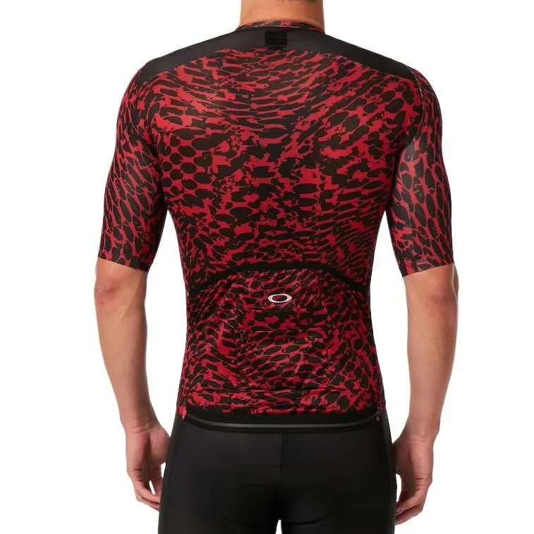 Oakley Endurance Dazzle Camo Jersey Soccer Jerseys Men's Red/Black-4