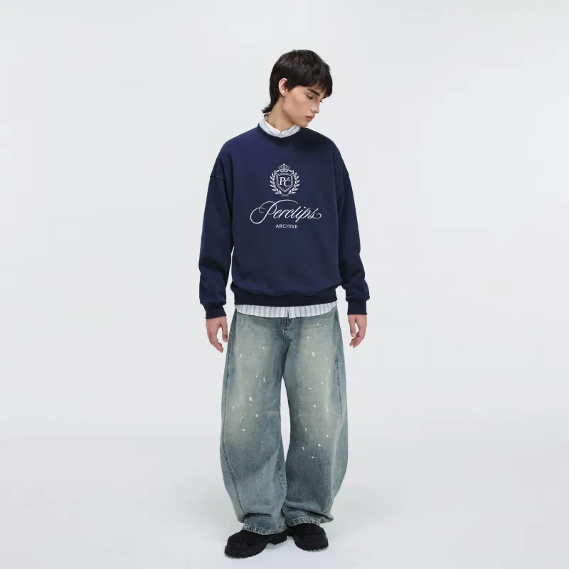PCLP 2025 Spring/Summer Jeans Unisex Blue-2