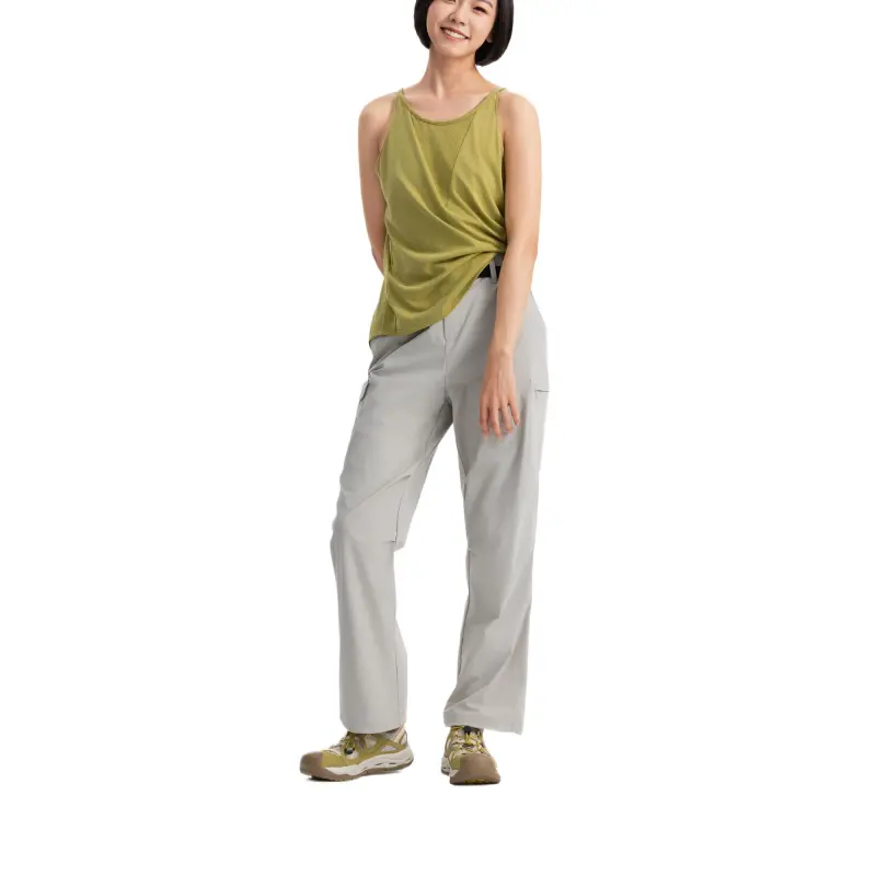 DECATHLON NH500 Tank Top Women's Gold Green-4
