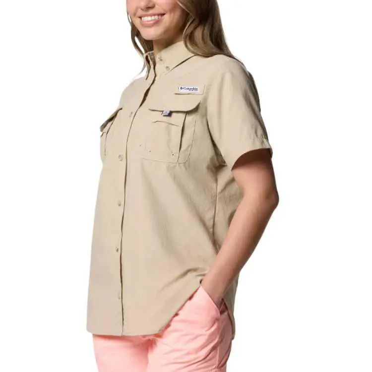Columbia PFG Bahama Shirt Women's Fossil Color-2