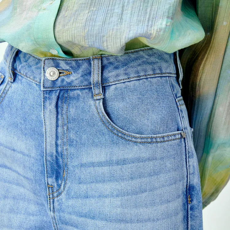 LEDIN Jeans Women's Denim Blue-4
