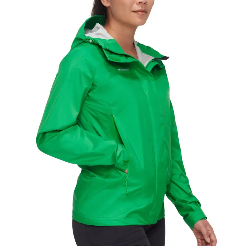 MAMMUT Microlayer 2.0 HS Outdoor Hiking Waterproof And Windproof Windbreaker Jacket Women's-14