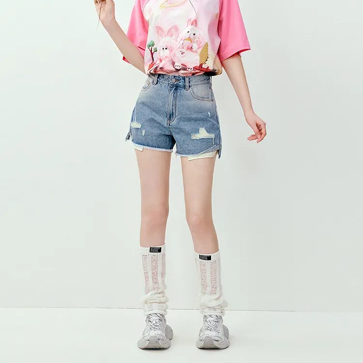 LEDIN Denim Shorts Women's-2
