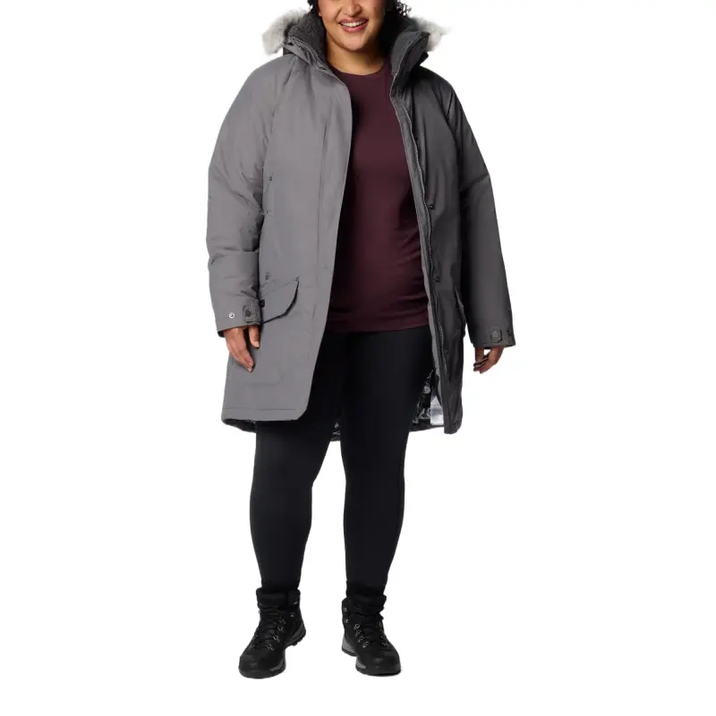 Columbia Icelandite TurboDown Jacket Women's City Gray-3