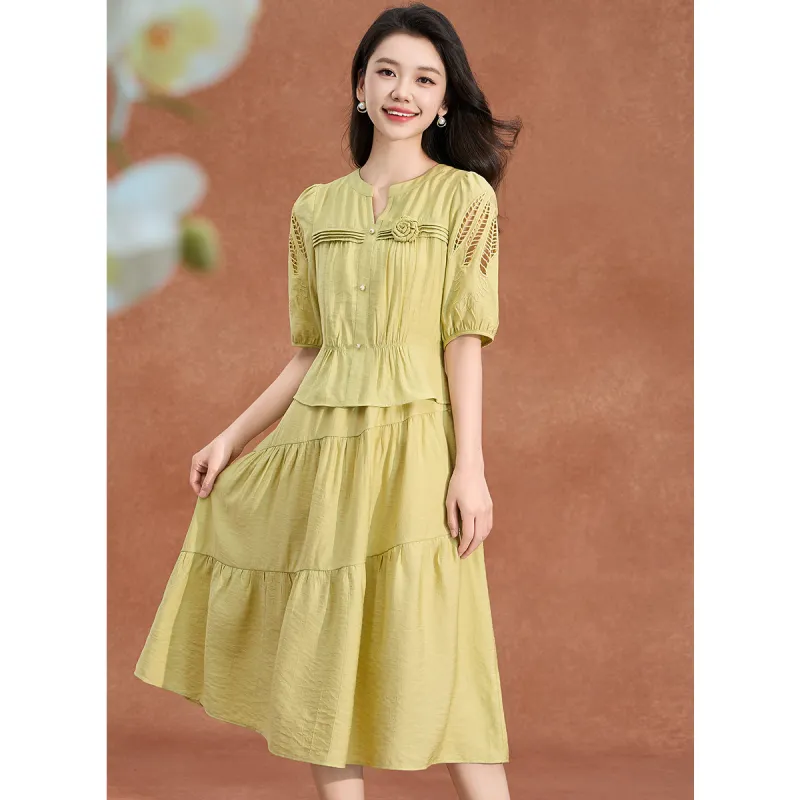 Mylan Short Sleeved Dress Women's-8