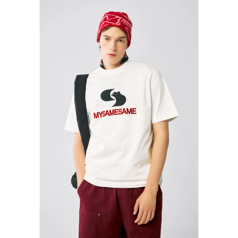 MYSAMESAME T Shirts Unisex White-6