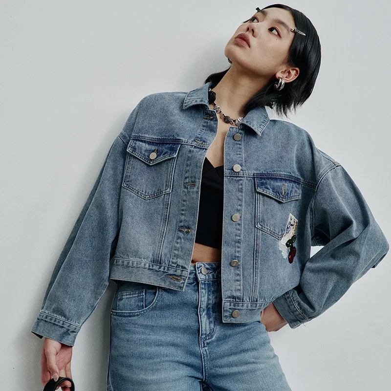 ELF SACK Denim Jackets Women's-7