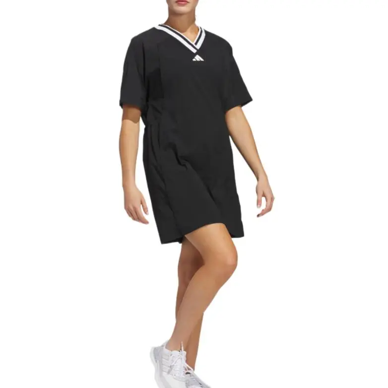 Adidas Free Shipping With AdiClub Beyond V neck Adjustable Dress-4