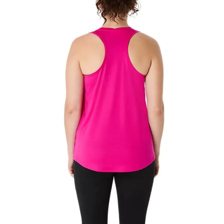 Asics SILVER Tank Tops Women's Rose Red-1