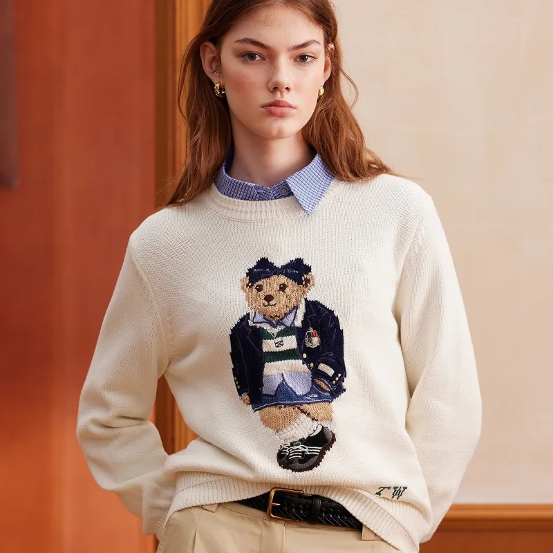 Teenie Weenie Sweater Women's Ivory White-4