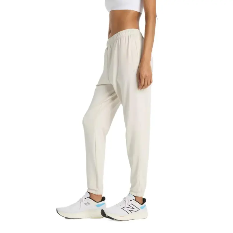 New Balance French Terry Sports Pants Women's White-2