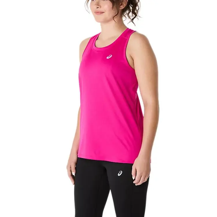 Asics SILVER Tank Tops Women's Rose Red-2