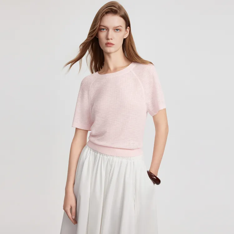 ELLE Knitwear Women's Pink-4
