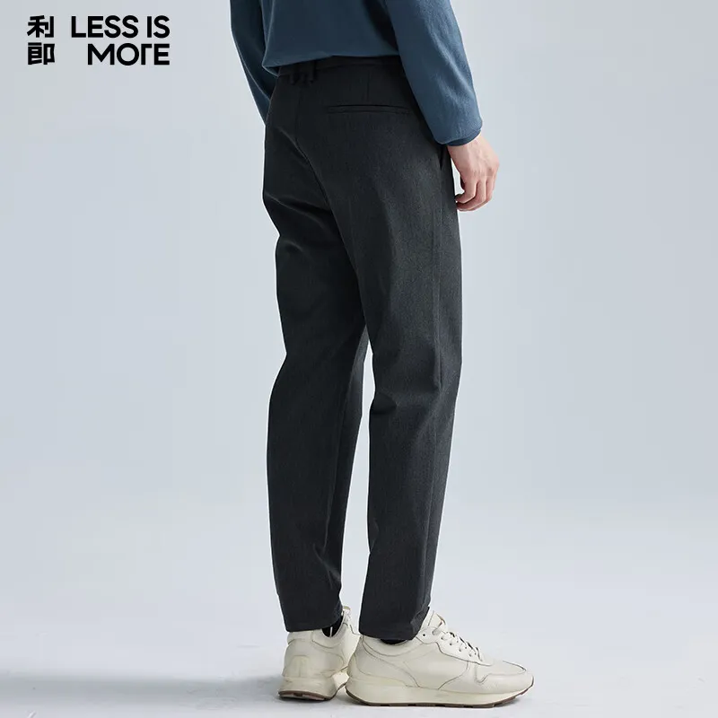 LESS IS MORE Casual Pants Men's Dark Gray-5