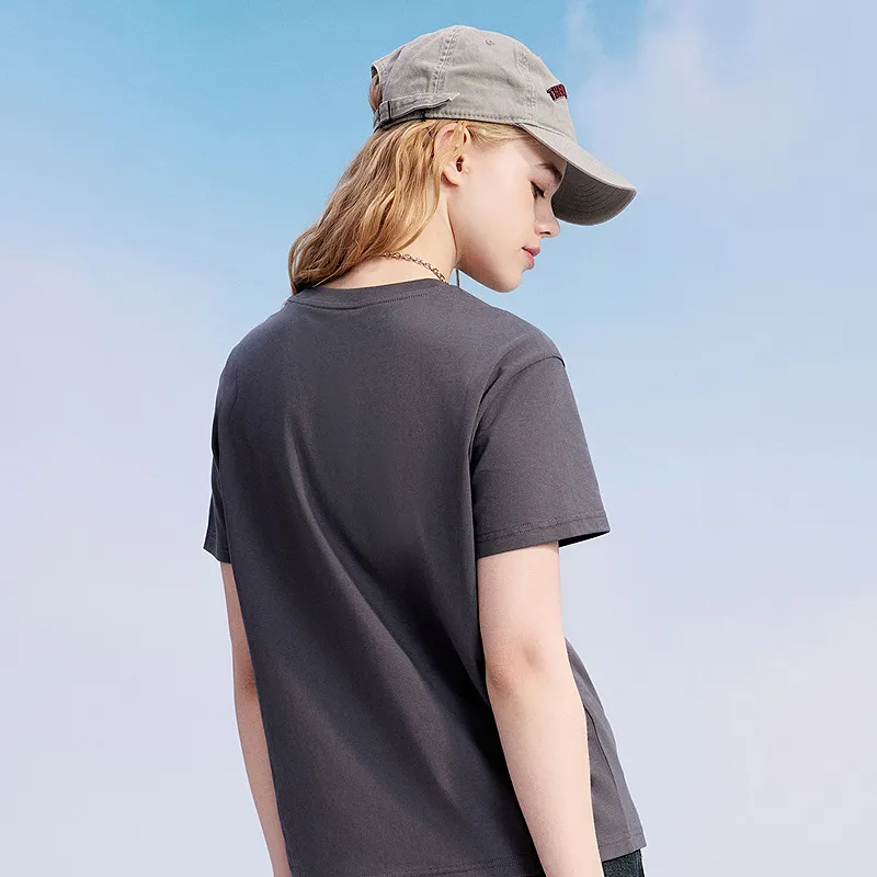 Metersbonwe Set in Sleeve T Shirt Women's-11