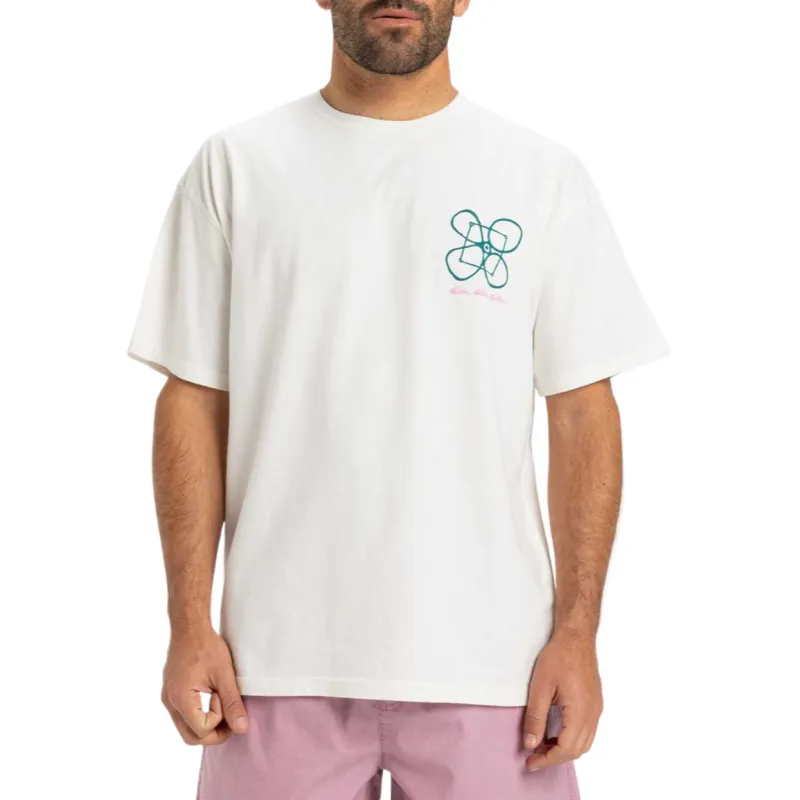 Quiksilver T Shirt Men's Snow White-2