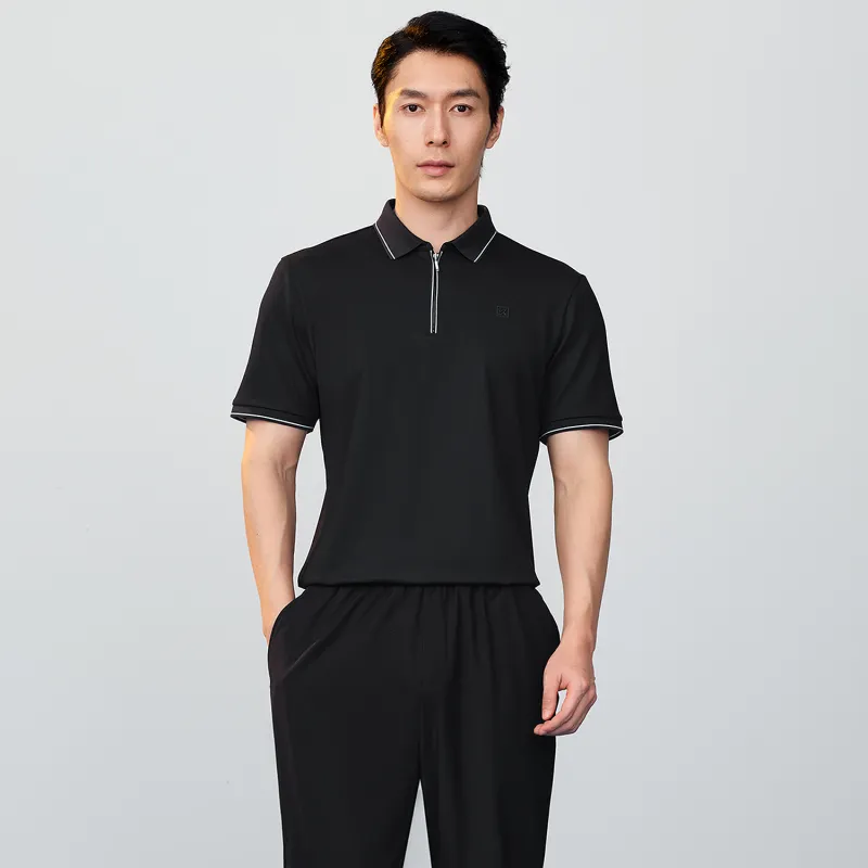 HLA Polo Shirt Men's Blue Gray 36-2