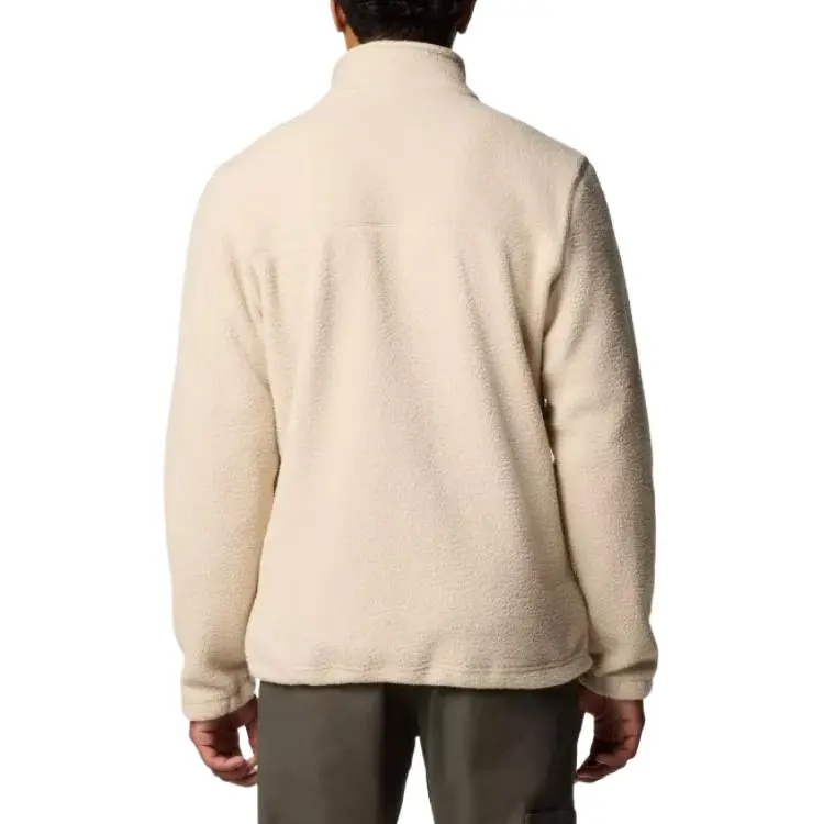 Columbia Men's Juniper Peak™ Full Zip Fleece Velvet-feel Coat Men's Ecru-1