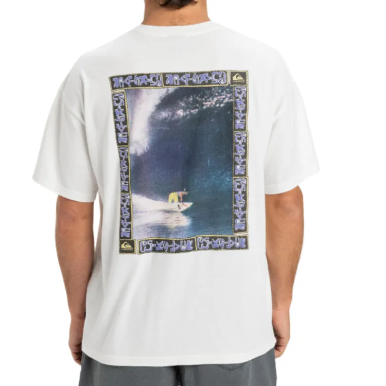 Quiksilver Sunrise Bowl T Shirt Men's White-3