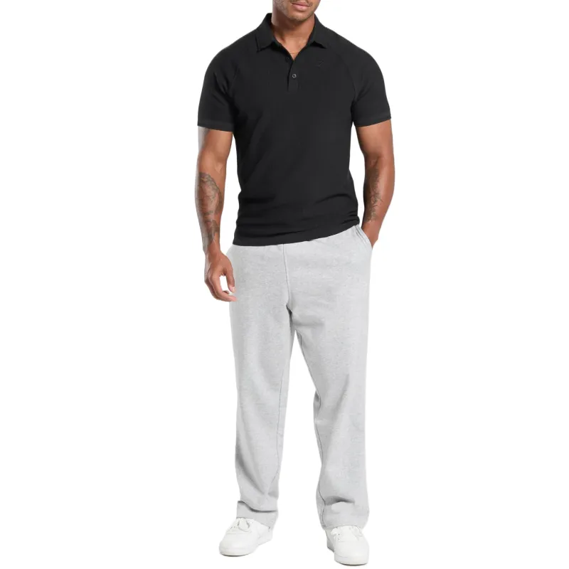GYMSHARK Polo Shirt Men's Black-2