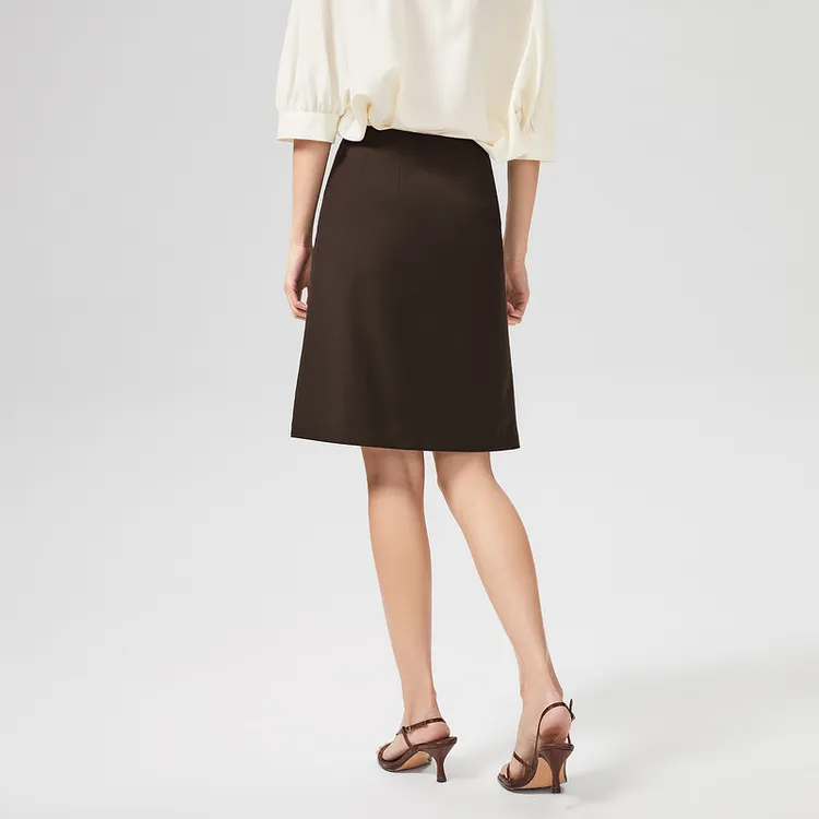 OVV Casual Short Skirts Women's Red Brown 51-2
