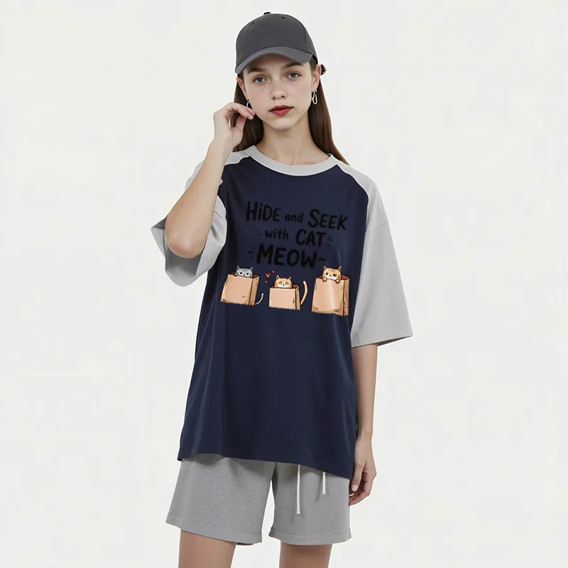 FAIRWHALE Raglan Sleeve T Shirt Women's-11