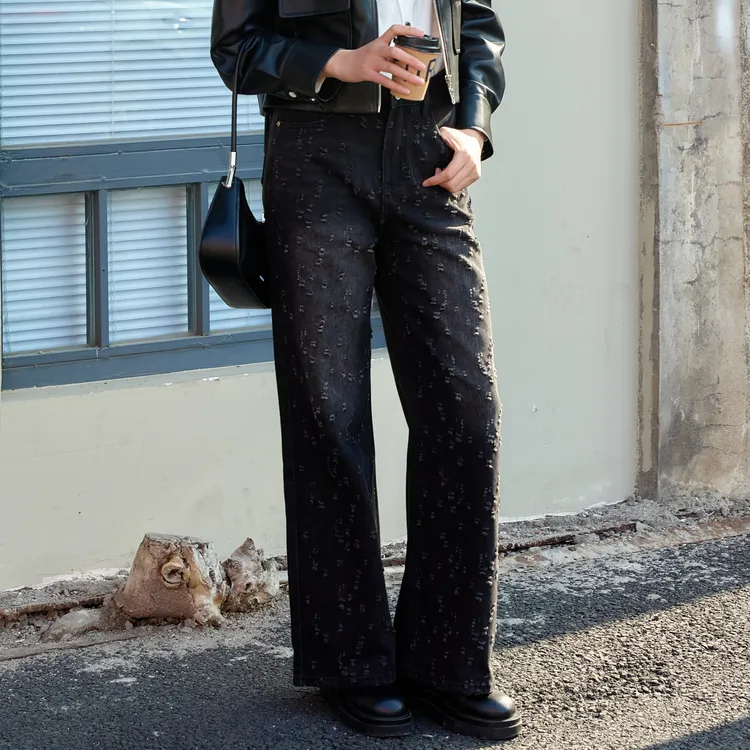 SETIROM Jeans Women's Black-3